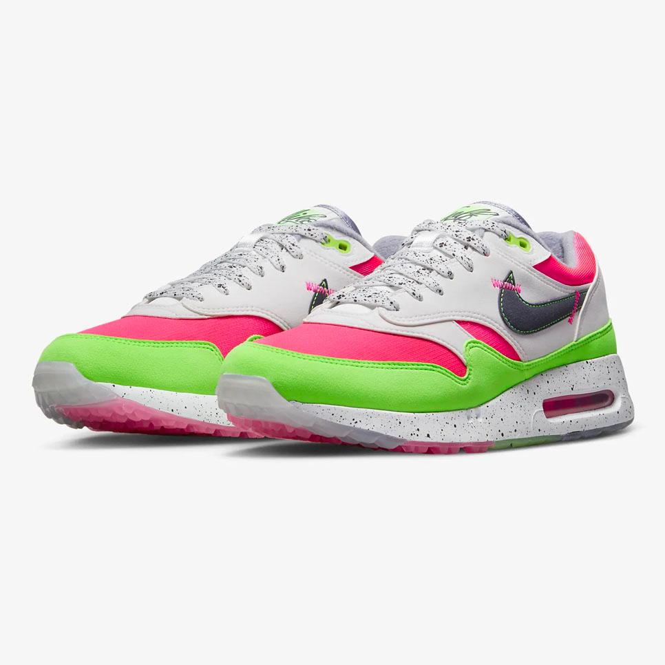 Pink nike golf discount shoes